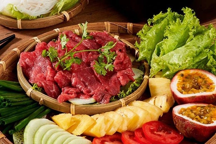 Bò nhúng chanh dây