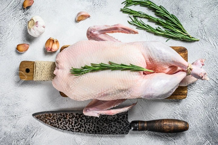 Vịt Nguyên Con Làm Sạch 