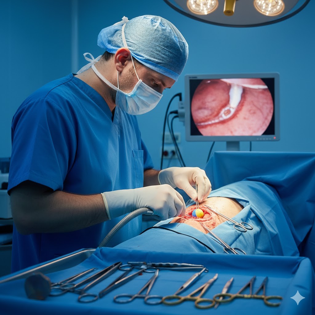 Phẫu thuật lấy dị vật