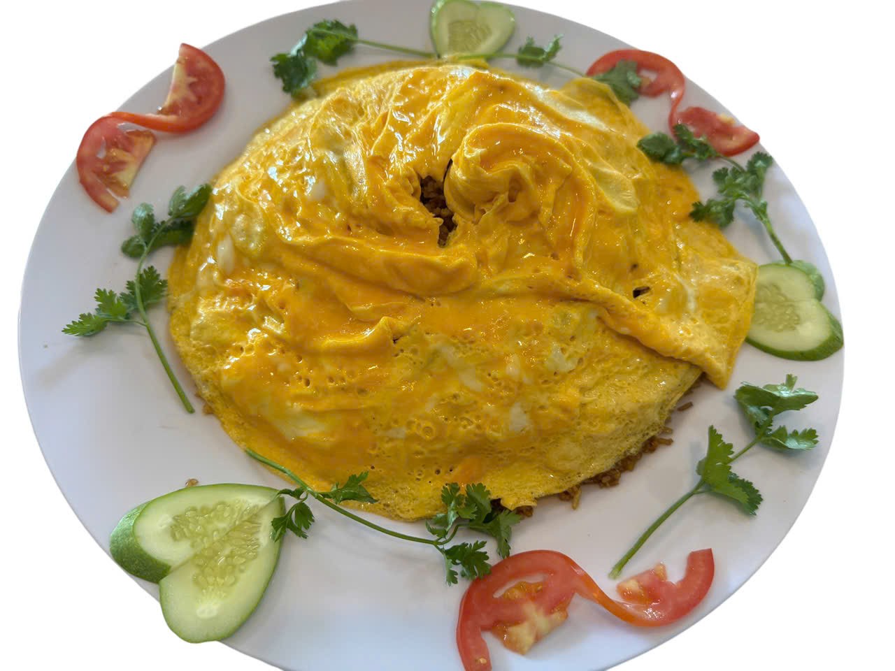 Cơm Chiên Tôm Phủ Trứng Thái Lan