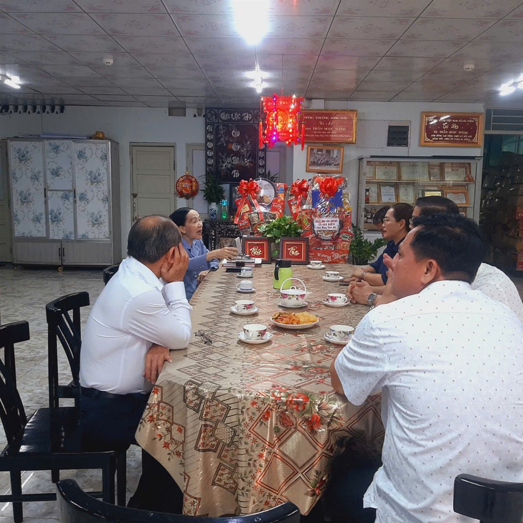 Thăm và chúc Tết Nhâm Ngọ 2026 tại Công ty TNHH Ba Sương Thống Nhất
