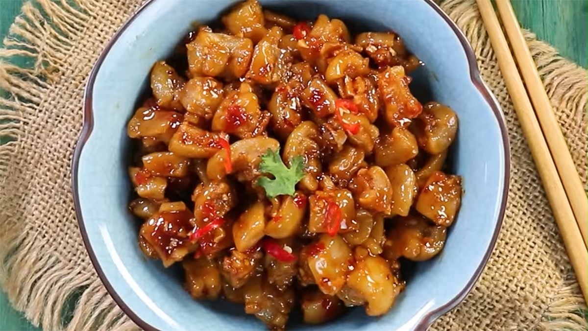 Tóp mỡ cháy mắm tỏi