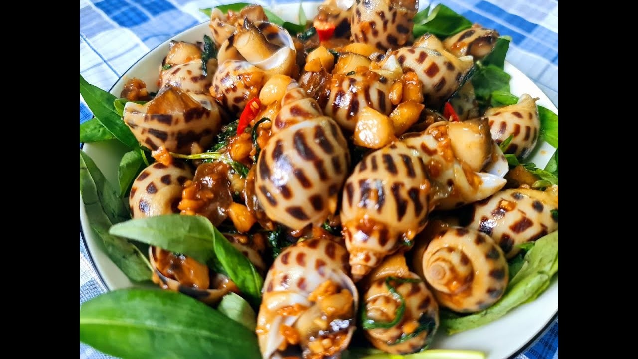Ốc hương cháy tỏi